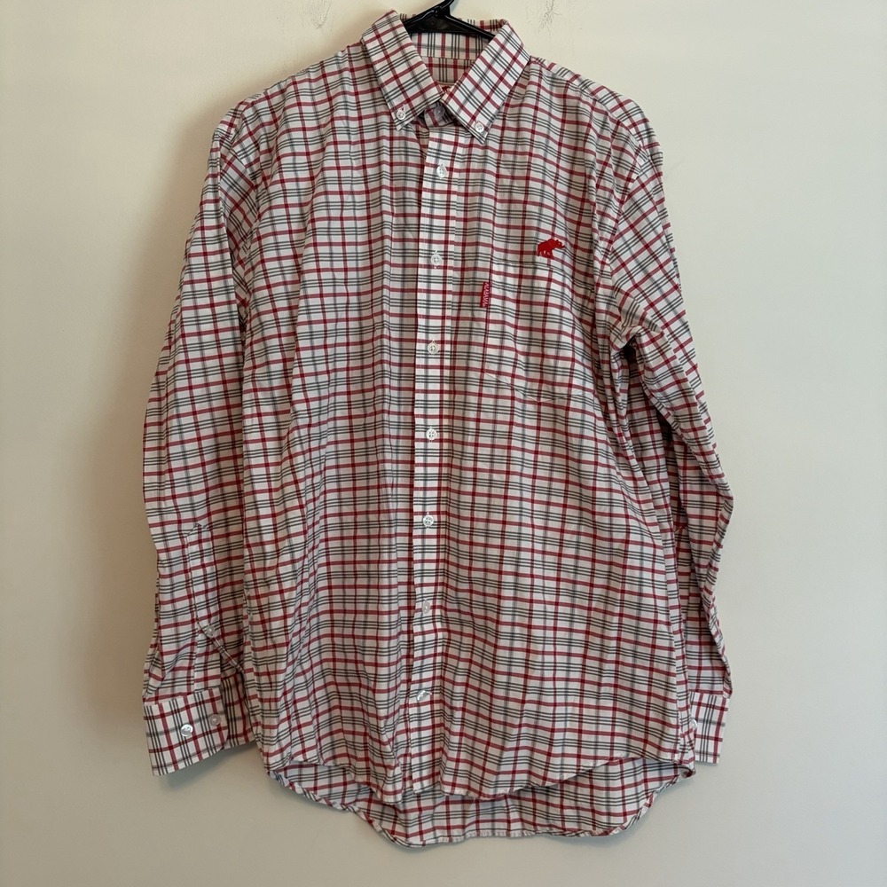 Tuskwear Collection Small Long Sleeve Button Up Alabama Crimson Tide Collegiate